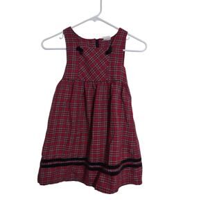 American Vintage Red Tartan Dress Size XS Classic Holiday